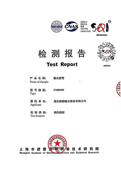 Certifications of Durable Commercial Diving Equipment