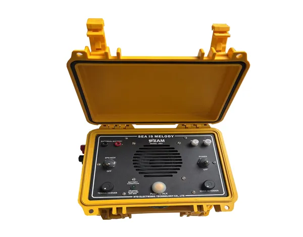 commercial diving communication box